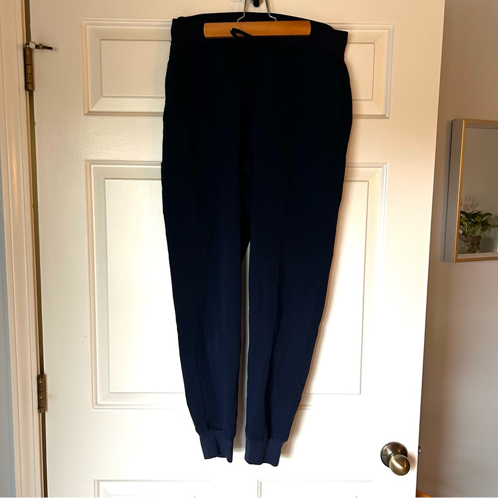Mandala jogger scrub pants navy